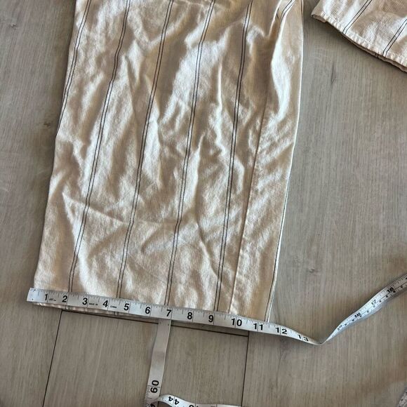 Asos Design Strapless Striped Jumpsuit Romper - Size 14 - Picture 4 of 10